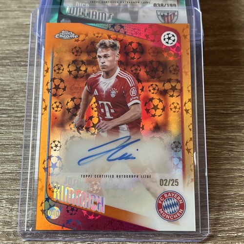 Joshua Kimmich Auto 02/25 Logofractor Topps Chrome Ucc 25/26 orange 🔥