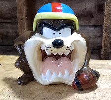Tasmanian Devil 1997 Vintage Cookie Jar Looney Tunes Taz Football Warner Bros