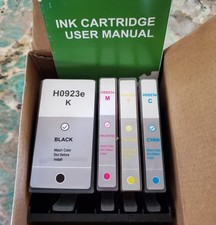 HP 923e Compatible Ink Cartridge Set Black Cyan Magenta Yellow