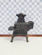 Dollhouse Miniature Stove Oven Small Victorian 1:12 Scale Kitchen Cast Resin