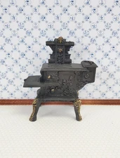 Dollhouse Miniature Stove Oven Small Victorian 1:12 Scale Kitchen Cast Resin