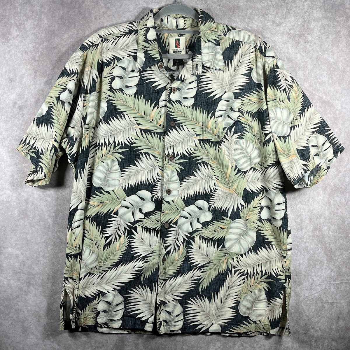 Vintage Tori Richard Honolulu Camp Shirt Men XL Tropical Hawaiian Travel  Resort