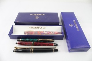 Waterman Fountain Pens Writing Inc Vintage Hemisphere Laureat Boxed Etc