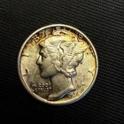 1936-P Mercury Dime Pretty Toning- 90% Silver - XF to AU You Grade