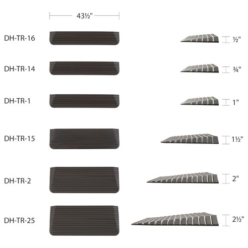 Silver Spring Ramp for Wheelchairs, Scooters & More, 2.5" Rise (Open Box) - 第 7/10 張圖片