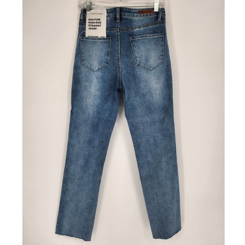 Kendall & Kylie Kouture High-Rise Straight Jeans San Bernardino Wash Size 9/10 - Picture 3 of 14