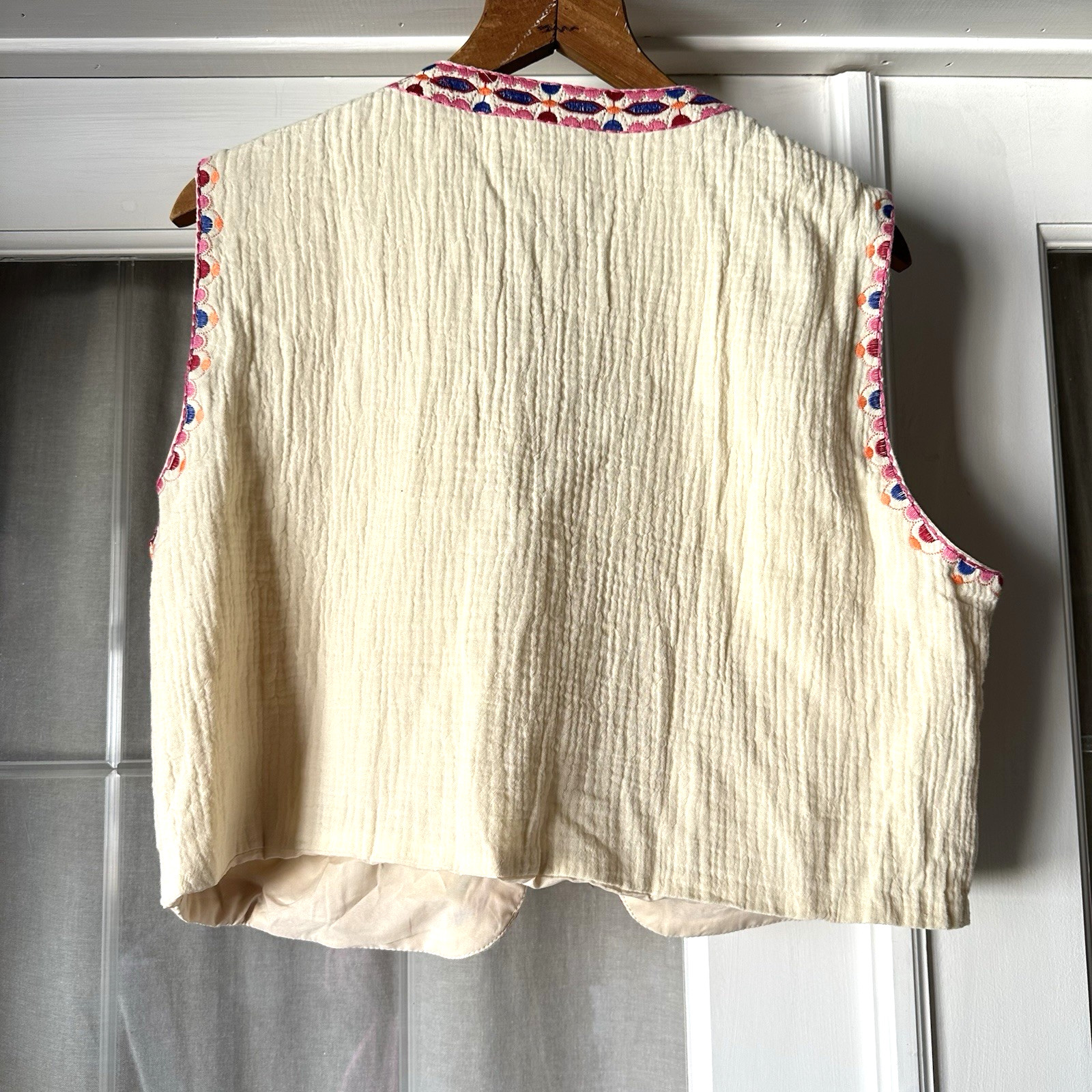 Vintage Hand Embroidered Hungarian Matyo Crop Top… - image 11