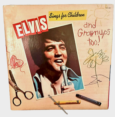 Elvis Sings For Children and Grownups Too! (1978 Stereo LP) Good + Condition   *
