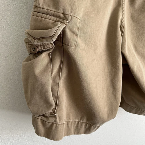 Polo Ralph Lauren Cargo Shorts Mens Sz 34 Cotton Utility Pocket Beige - Picture 12 of 18
