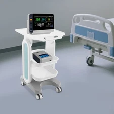 Medical Cart Beauty Salon Storage Cart Beauty Tool Storage Cart Green