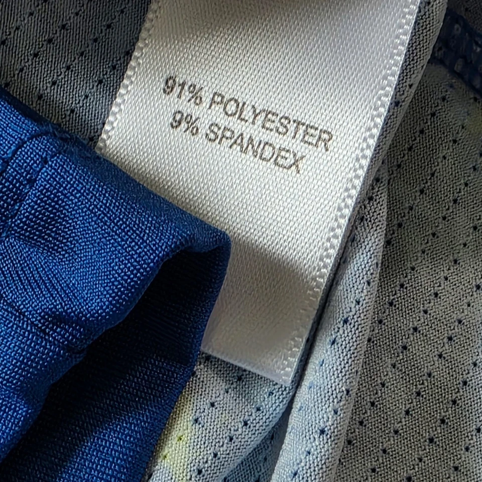 Pantalón corto de golf deportivo Haley nuevo con etiquetas, azul y amarillo, para mujer talla XSmall  Foto 4 de 4