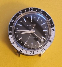Accutron Astronaut M9 (1969) Day/Night bezel - Serviced 214 tuning fork movement
