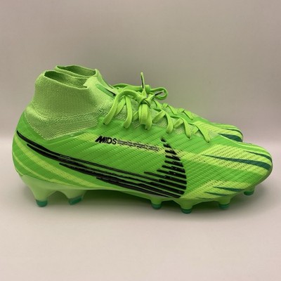 Nike Men s Size 8.5 Mercurial Superfly 9 Elite AG Green Soccer Cleats FJ7185-300