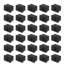 30pcs SFP Port Anti Dust Caps for SFP Dustproof Plug, Black