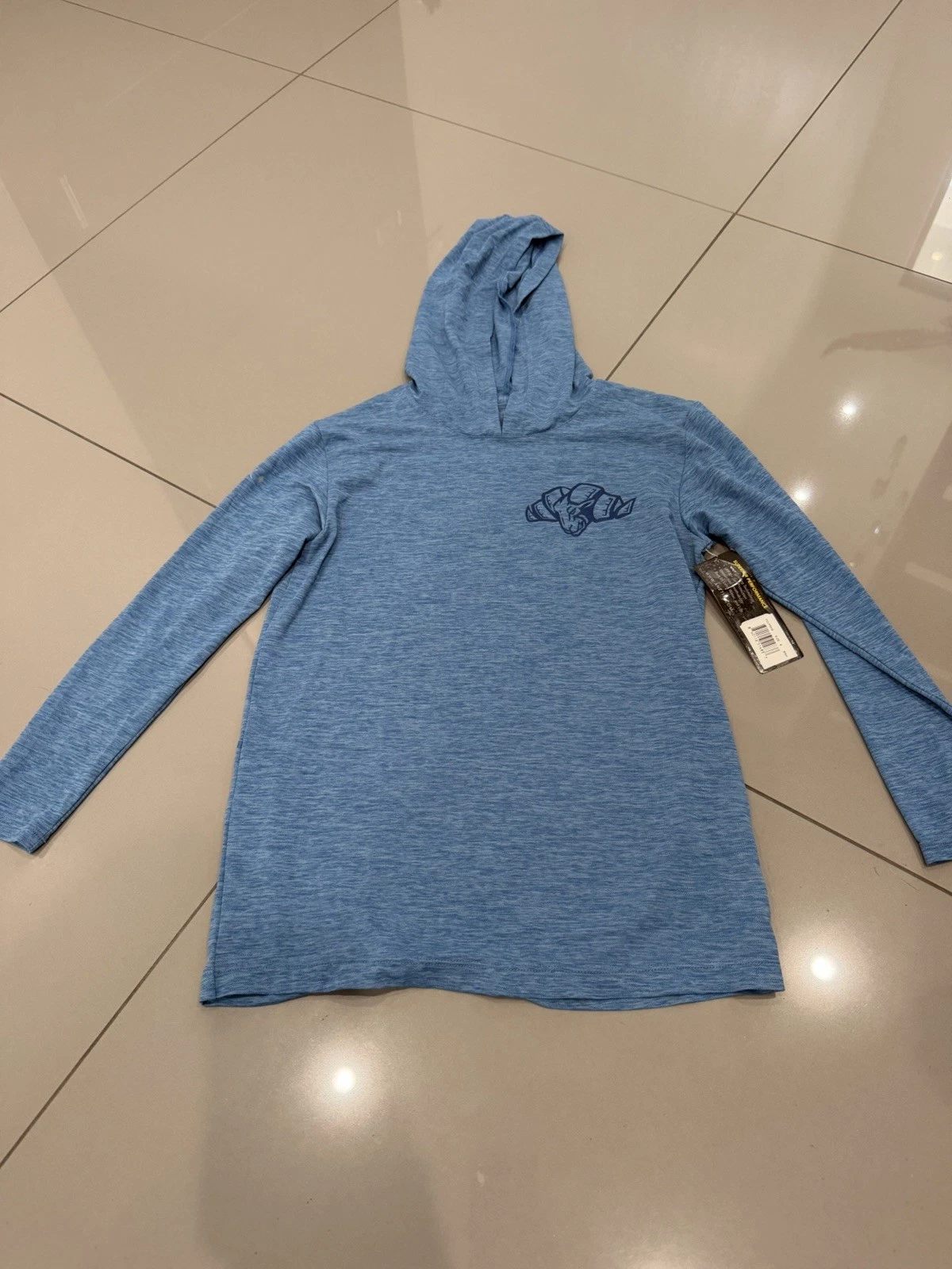 Anetik Youth Boys Sun Hoodie UPF 30 Fishing Outdoor Performance Shirt Size 8