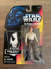 STAR WARS POTF Power Of The Force Red Card HAN SOLO IN CARBONITE BLOCK Figure