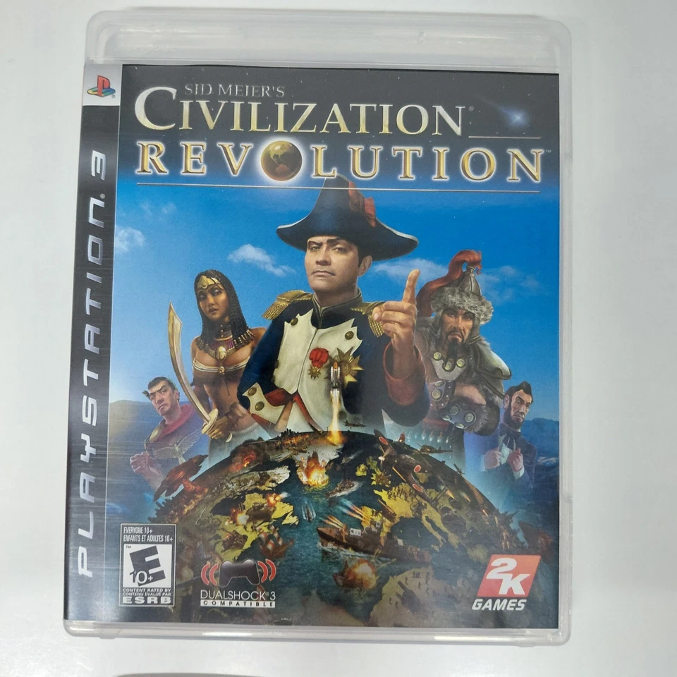Sid Meier's Civilization Revolution (Sony Playstation 3,2008) CIB EN Manual - Image 2 of 4