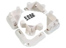 Removable Cooler Mounting kit. Made in The USA White