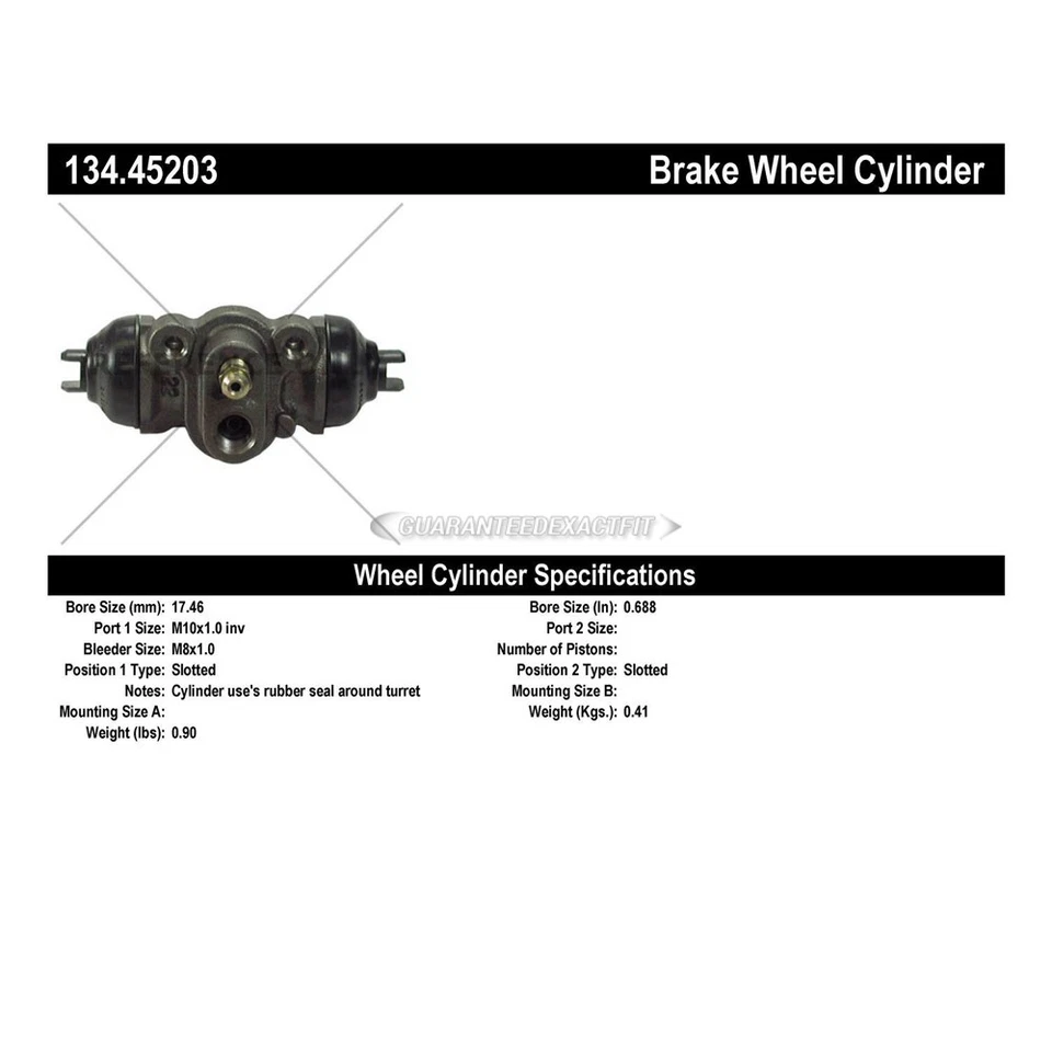 Cilindro esclavo de freno centrado en neón GAP para Ford Probe Escort y Dodge Foto 3 de 3