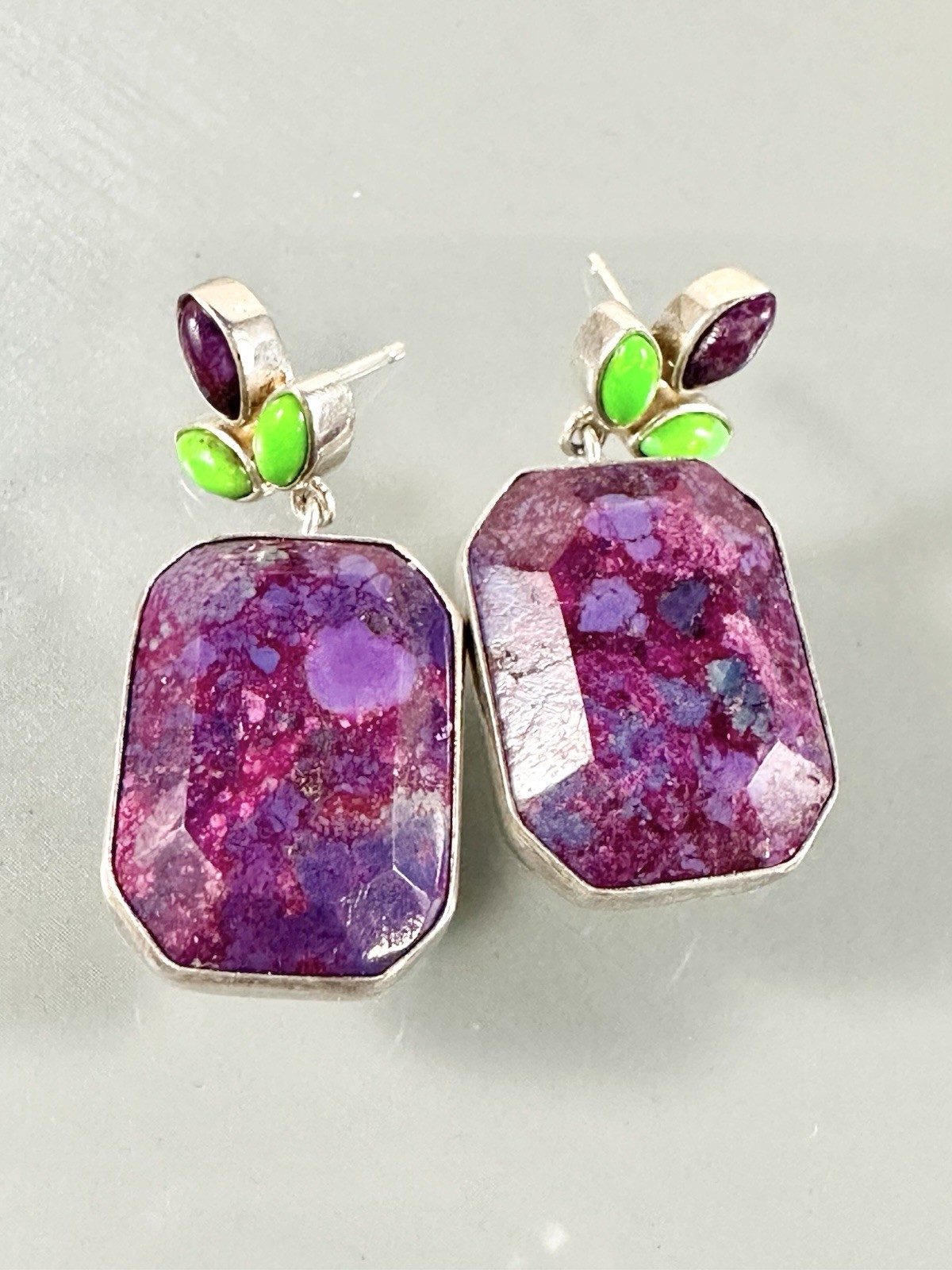 Jay King DTR 925 Sterling Rectangular Purple Turq… - image 5