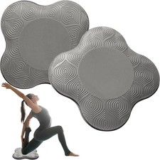 2 Pack Yoga Knee Pads Mat Set - Extra Thick Foam Kneeling Pad Cushion for Knees,