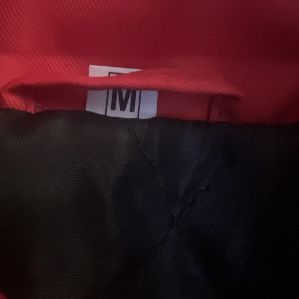 PIXAR Cars Racing Chaqueta Abrigo Adulto M Rojo Rayo McQueen 95 Pistón Copa Campeón Foto 3 de 4