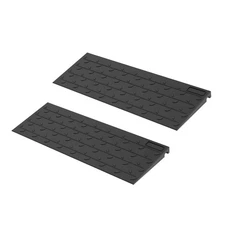 Rubber Wheel Chair Threshold Ramp - Heavy Duty Non-Slip Mobility Ramp