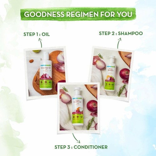 Mamaearth Onion Oil Makes Hair Strong For Hair Fall Control / Hair Growth 150 ml - Picture 3 of 7