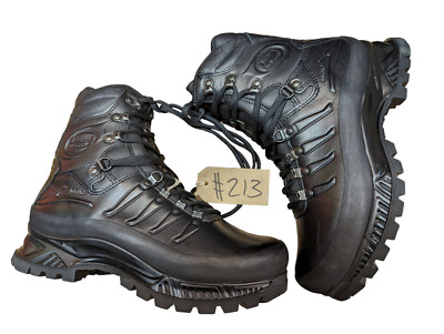Meindl Bundeswehr SF Ausgabe schwarz Leder GoreTex Kampfstiefel Gr. 7 UK #213