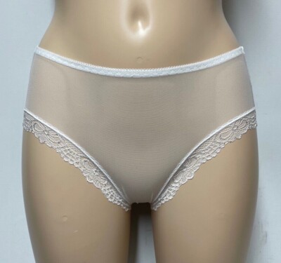 Nylonz Vue Stretch transparentes Höschen WEISS - alle durchsichtig - alle Größen