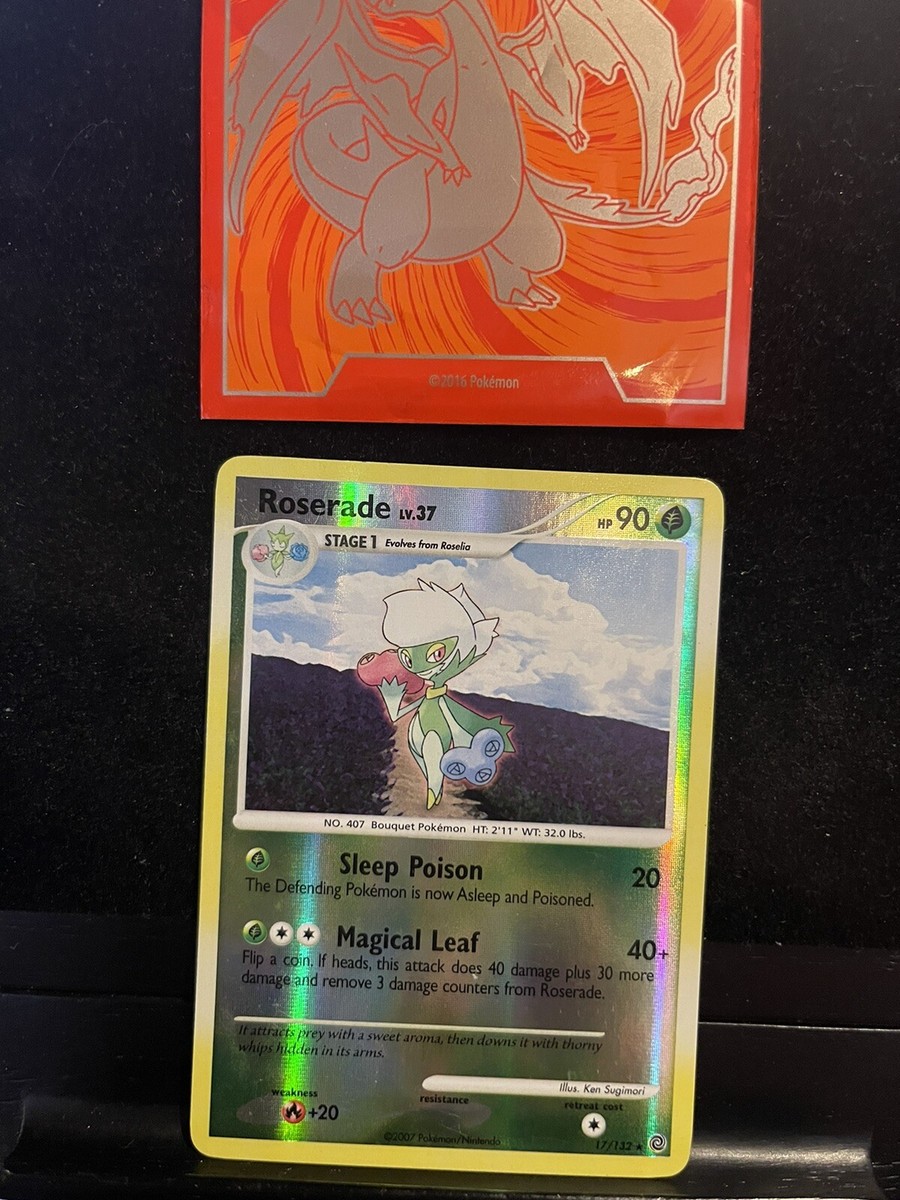 Pokemon Card Roserade 17/132 Reverse ￼Holo Rare Diamond & Pearl