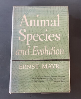 Animal Species and Evolution - Hardcover By Mayr, Ernst