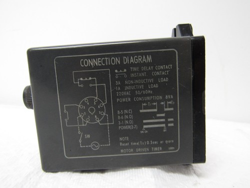 OMRON TATEISI ELECTRONICS TYPE STP-NM SUBMINY 60 SEC. TIMER - Bild 3 von 4