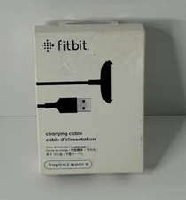 Fitbit Inspire 2 USB Charging Cable - Black (FB177RCC) BRAND NEW - SEALED