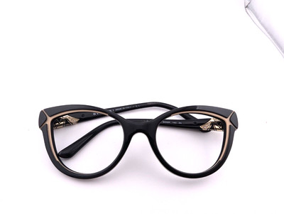 BVLGARI Evolution Eyeglasses Frames Only 5352/8G, 54-20-140 Black, Made in Italy