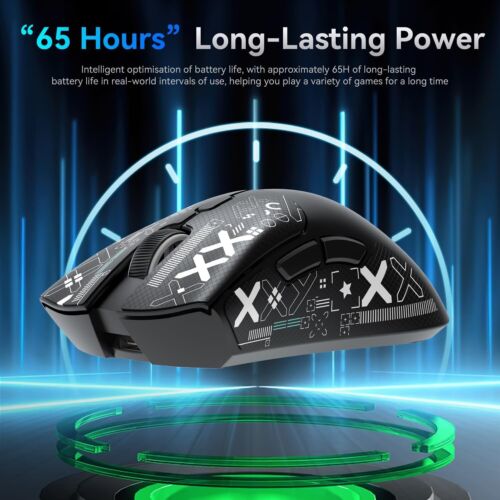 ATTACK SHARK R1 49g PixArt PAW3311 Gaming Sensor, BT/2.4G Wireless/Wired Mouse - Picture 36 of 50