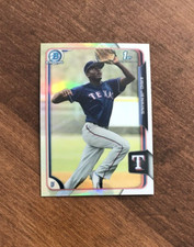 Eric Jenkins 2015 Bowman Chrome 1st Refractor #165 Texas Rangers