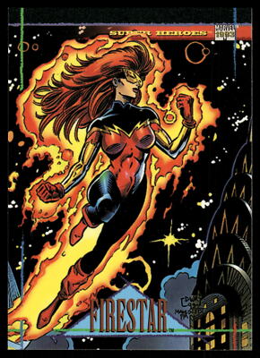 Firestar EX 20 1993 SkyBox Marvel Universe Marvel Card