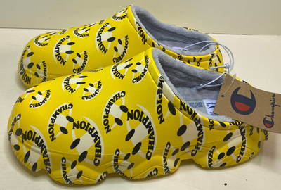 Champion Super Meloso Smile Slip on Logo Clogs Shoes indoor 