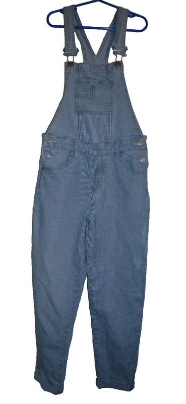 **JORDACHE**Girl's Denim Overalls Sz((L 10-12)) 77%Cotton*22%Polyester*1%Spandex