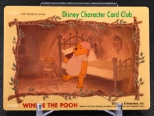 WINNIE THE POOH Disney Character Card Club  Amada Made In JAPAN 1997 PO-08