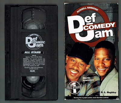 Def Jam Comedy  D L Hughley, Martin Lawrence, Adele Givens, J. Anthony Brown VHS