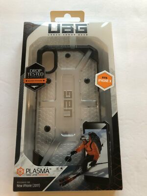 UAG Urban Armor Gear New iPhone (2017) Fits iPhone X Plasma Ice Case Feather-Lig