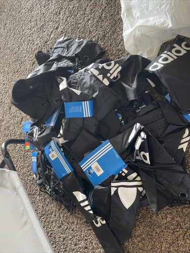 Black And White Adidas string bag. BRAND NEW. - Picture 4 of 4