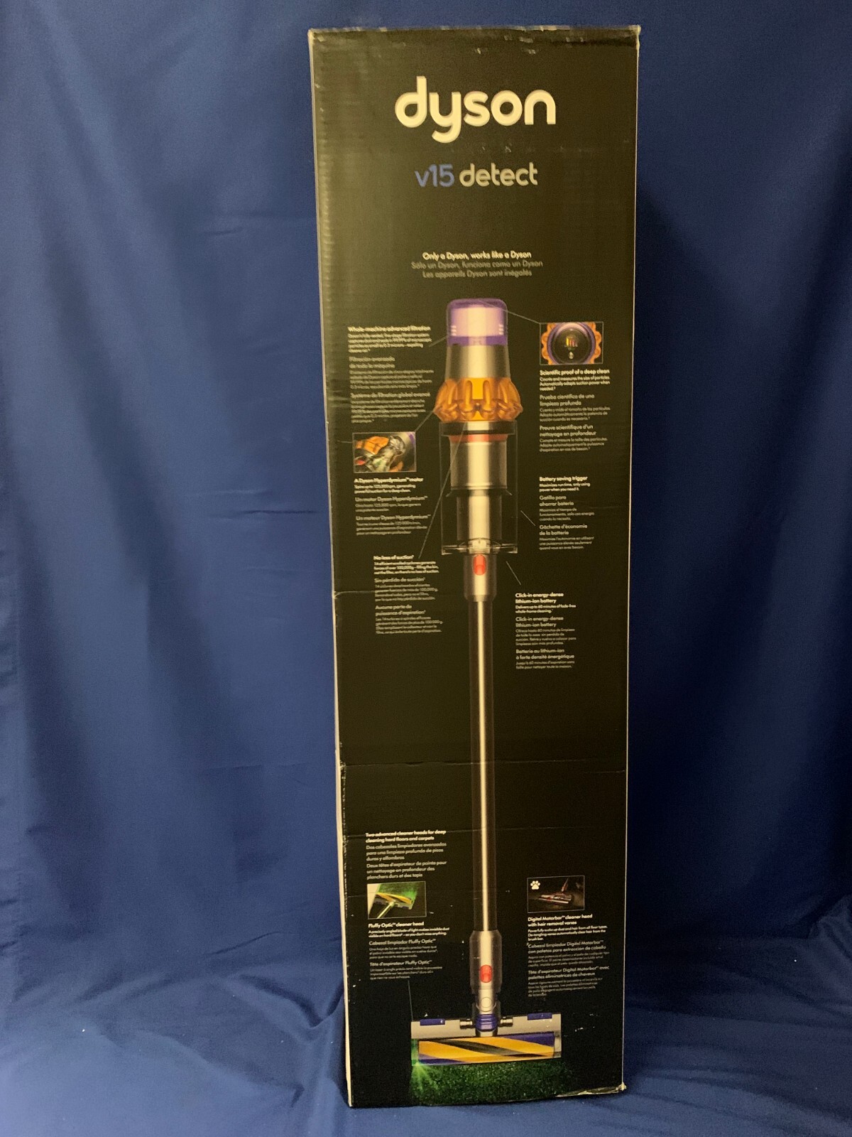 Dyson V15 Detect Cordless Stick Vacuum Cleaner Yellow/NickelSV47 eBay
