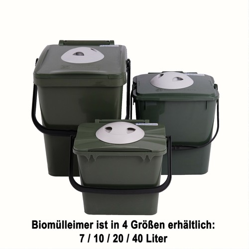 Indoor Biomülleimer für Biomüll 40 Liter Abfallbehälter, Mülleimer, Küchenabfall - Bild 6 von 7