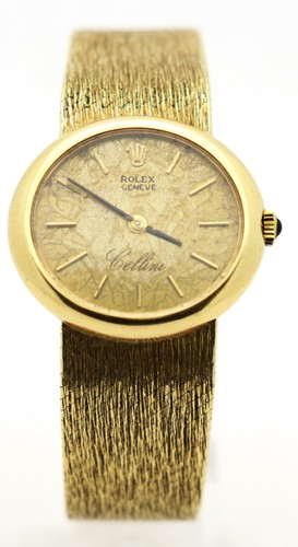 Vintage Rolex Cellini 14k Yellow Gold Selfwinding Oval Ladies Watch YEAR 1946 - Picture 9 of 13