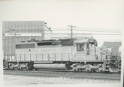 #ad Union Pacific 3000hp DRS SD40 2 #3157 West Chicago Train Photo $6.50