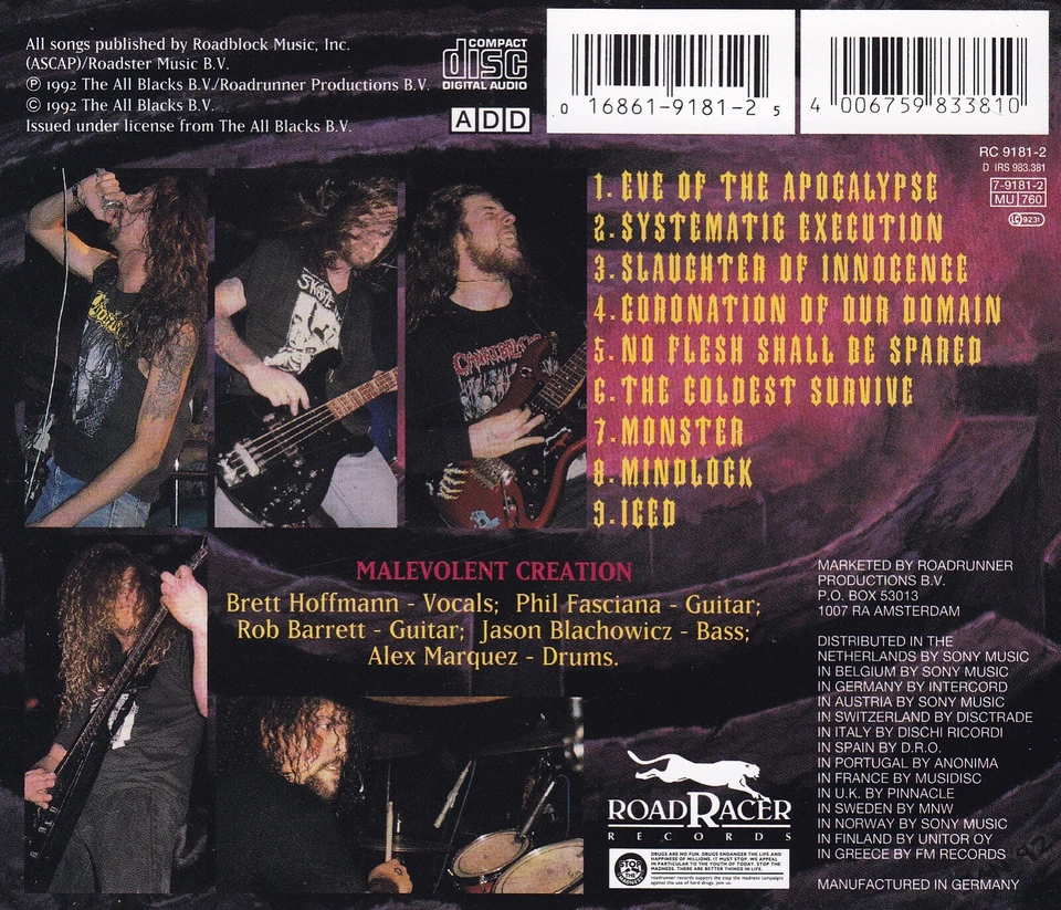 MALEVOLENT CREATION - CD - RETRIBUTION - Bild 2 von 2