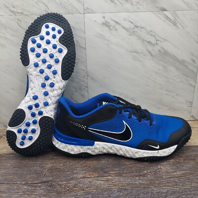 Nike Alpha Huarache Elite Turf Game Royal Black CK0748-402 Men's